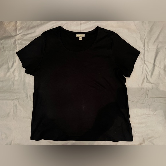 Style & Co. Tops - Style & Co. Black Short Sleeve Tee
